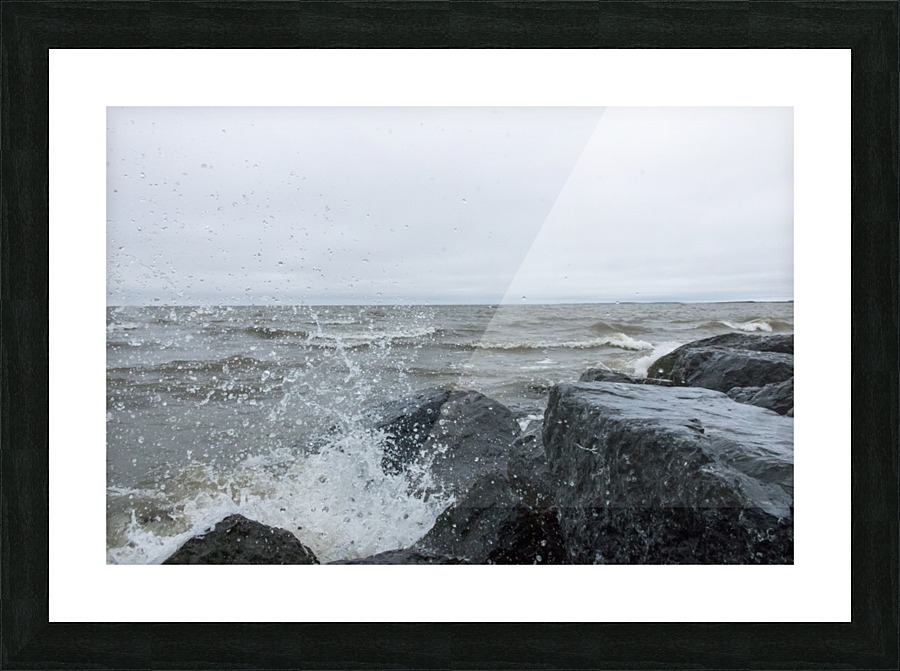 Arctic waves Picture Frame print