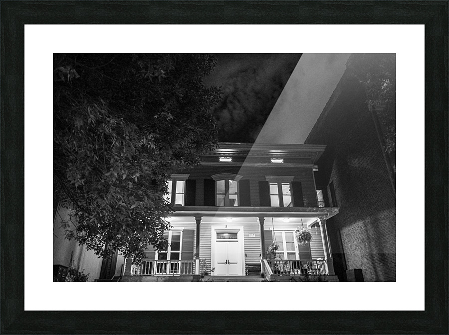 House B&W Picture Frame print