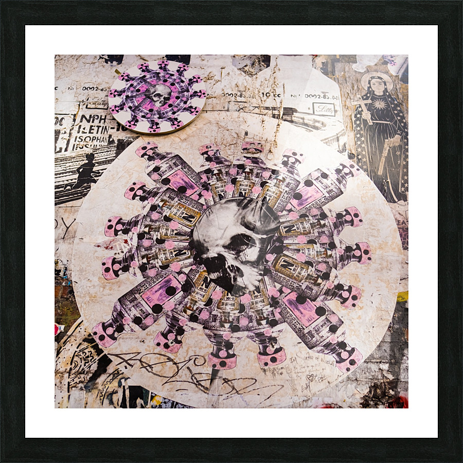 Skull Picture Frame print