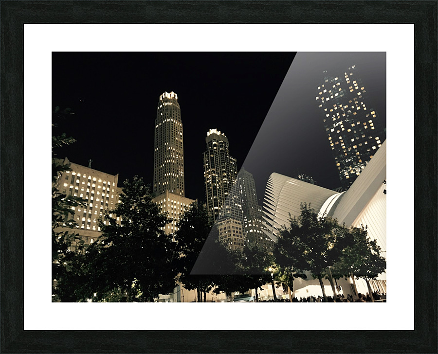 Downtown Manhattan Picture Frame print