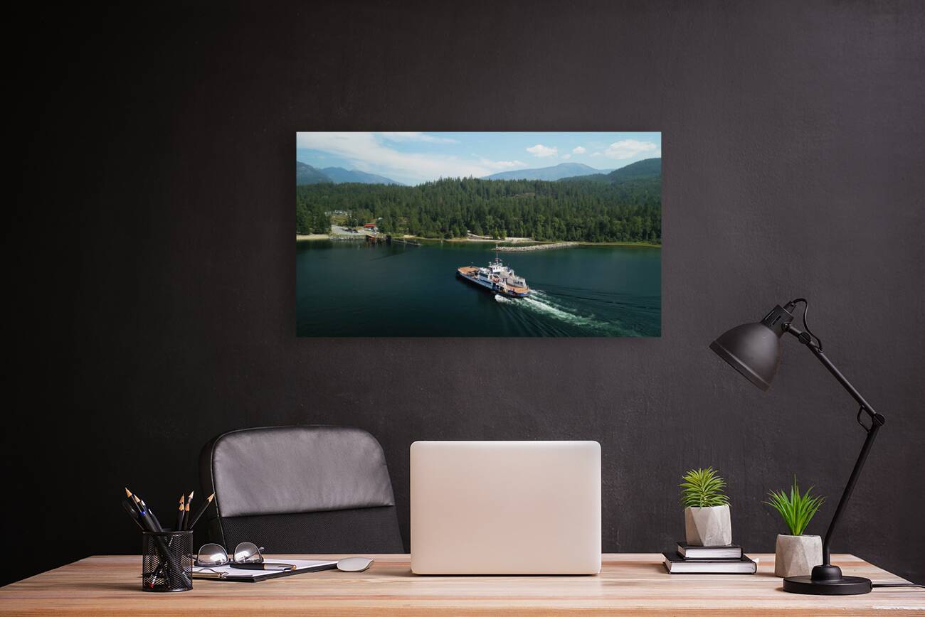 HMV Balfour on Kootenay Lake Reproduction