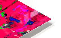 Magenta masquerade HD Metal print