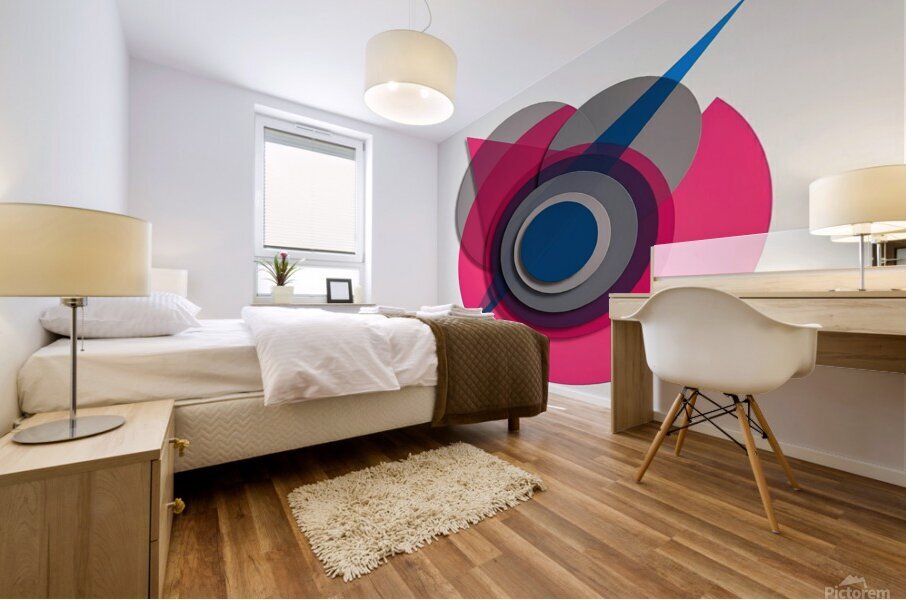 Abstract Energy Flow Mural print