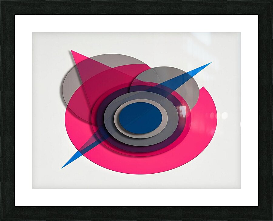 Abstract Energy Flow Picture Frame print