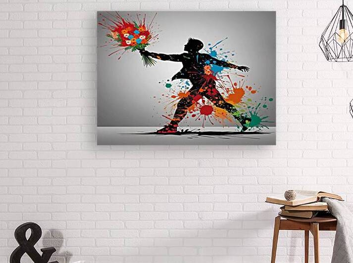 Rainbow Revolution: Artful Defiance by ahmed farhat