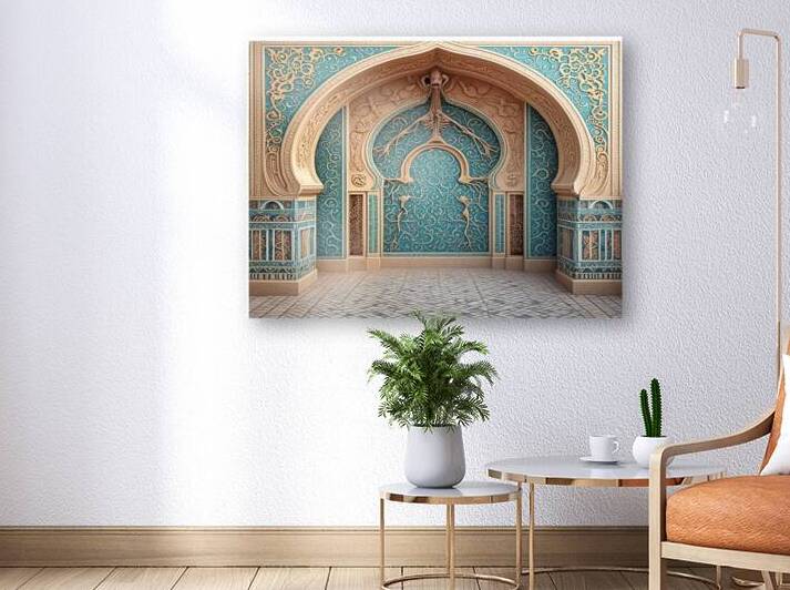Enchanting Mosaic Archway: A Portal to Timeless Elegance by ahmed farhat