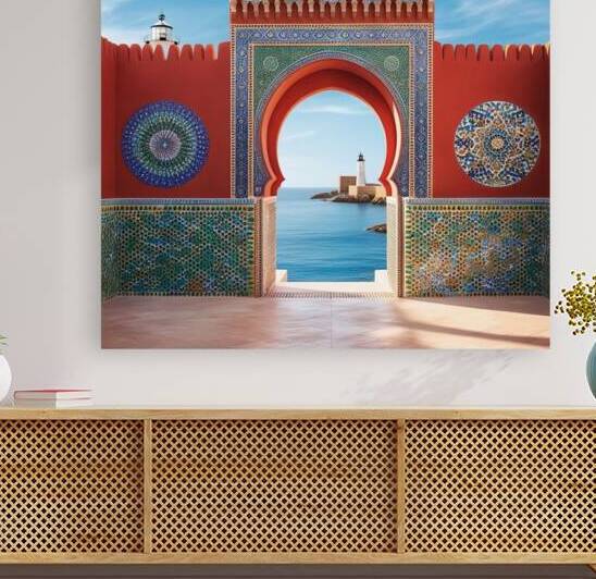 The Mosaic Gateway to Coastal Dreams by ahmed farhat