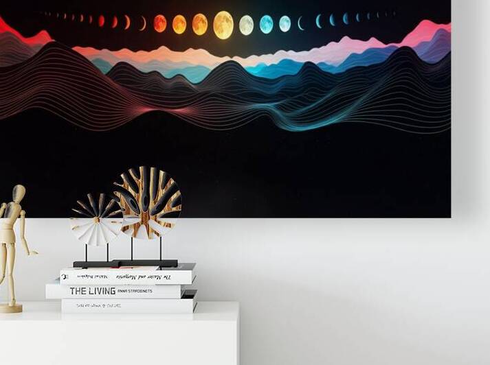 Celestial Alignment: Suns and Moons in a Futuristic Symphon by ahmed farhat