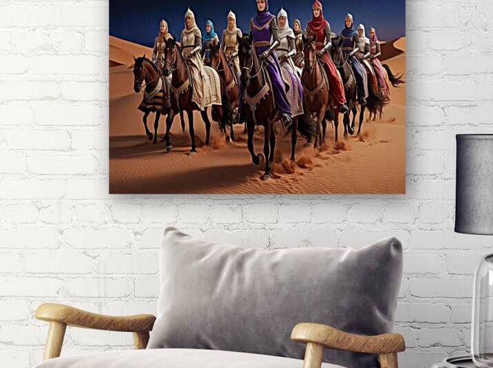 Echoes of the Sahara: The Enchanted Riders by ahmed farhat