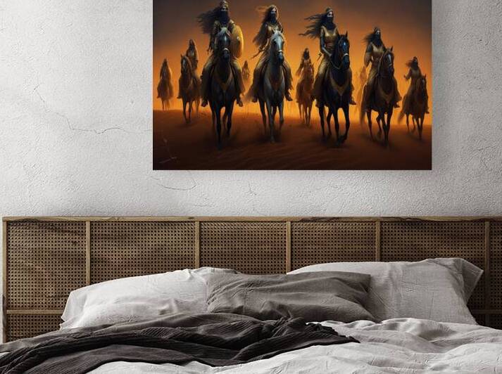 Mystic Riders of the Starlit Dunes by ahmed farhat