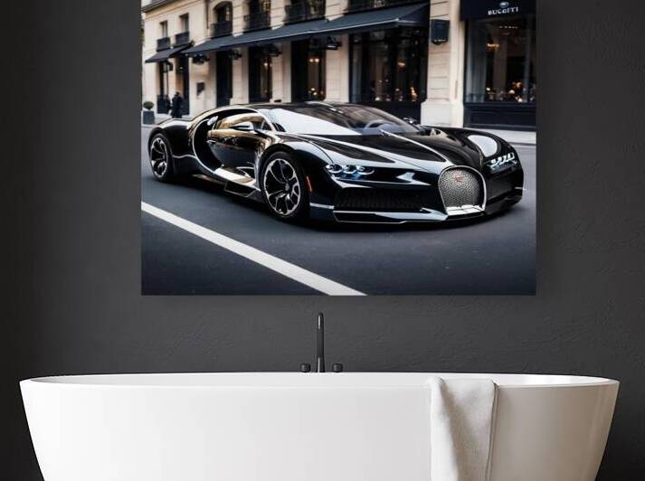 Bugatti the black car: Where Speed Meets Bespoke Luxury by ahmed farhat