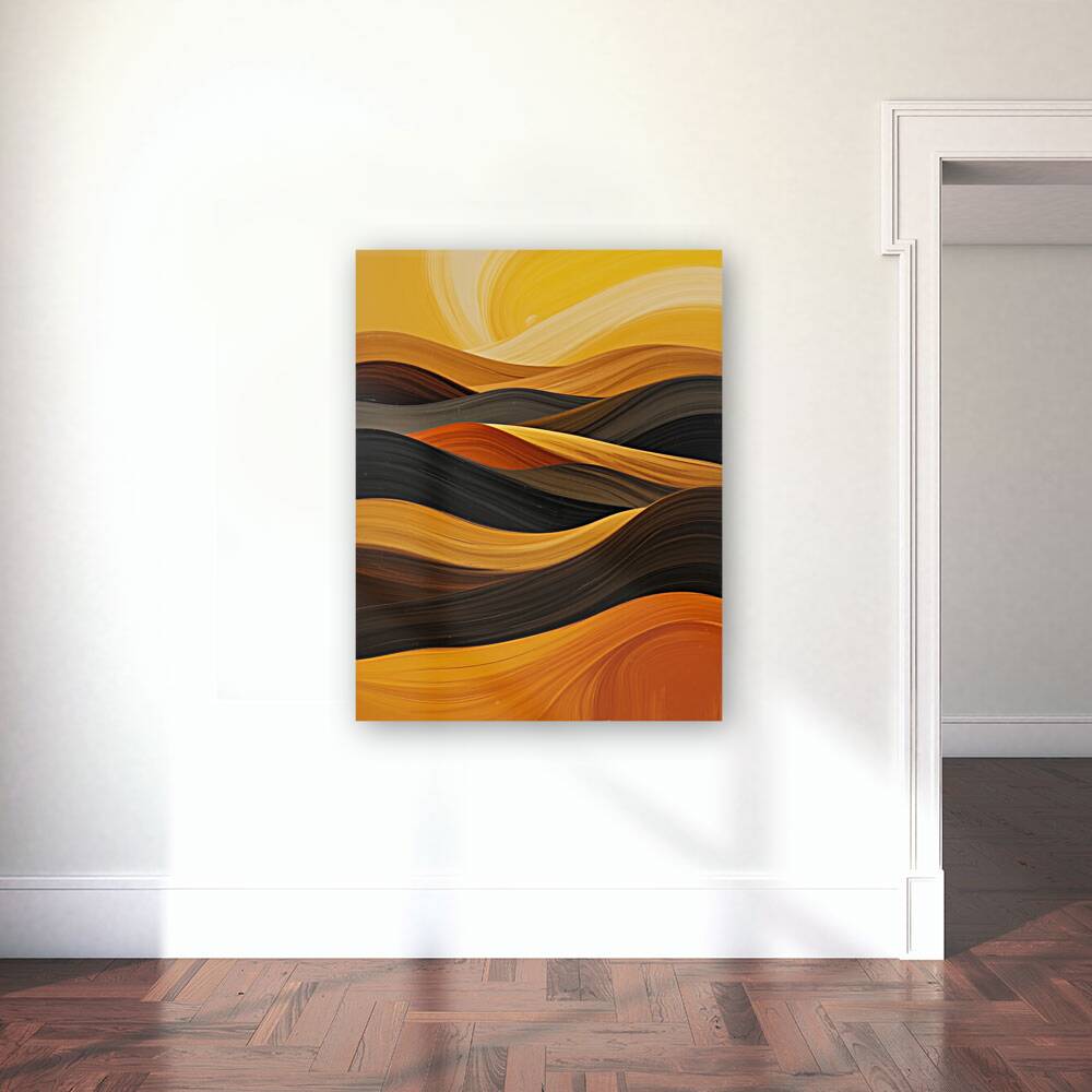 Abstract Desert Rolling Hills  Reproduction