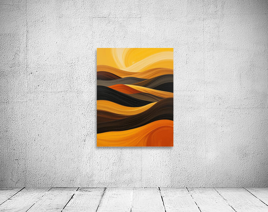 Abstract Desert Rolling Hills  Wall Preview