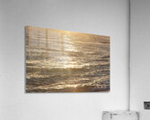 Golden Waves Acrylic Print