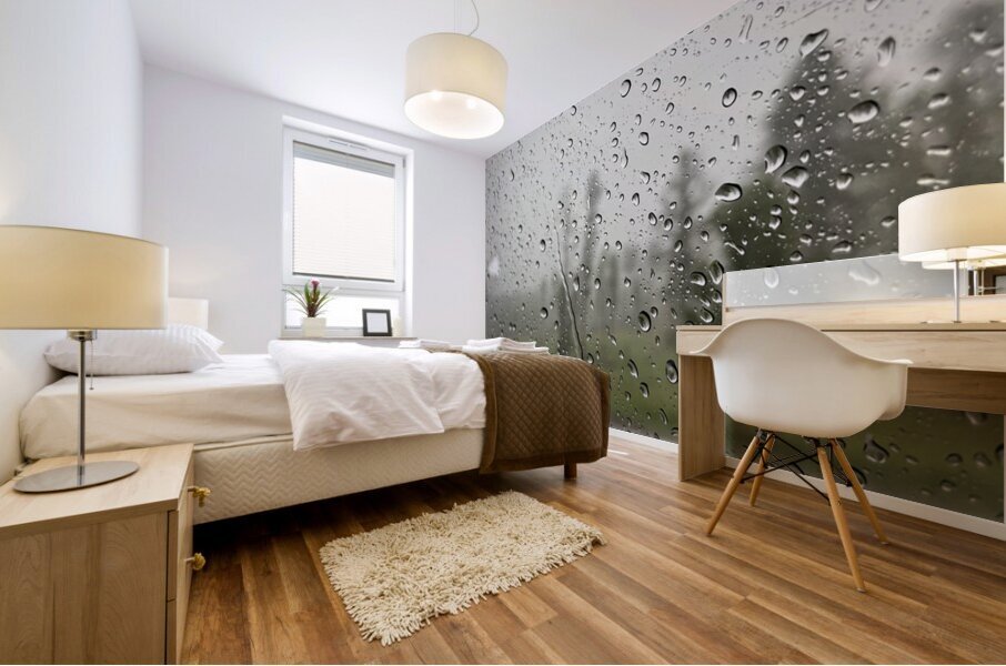 Through Rain Mural print