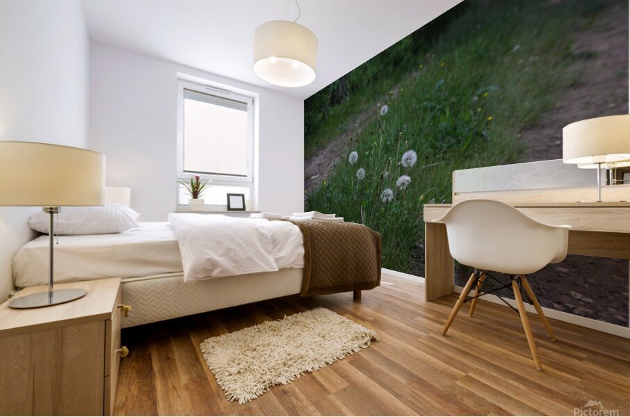 Smell the Flowers Mural print