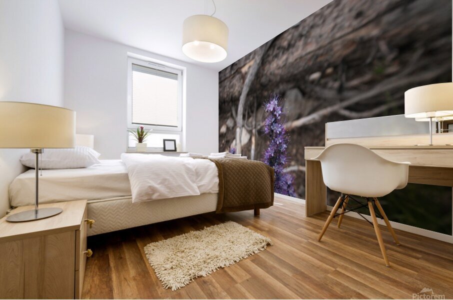 Purple Sight Mural print