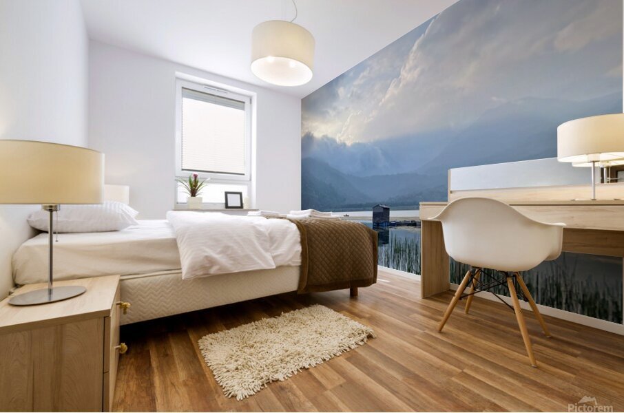 Lake Atitlan Mural print
