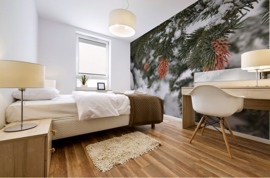 Hanging In There Mural print