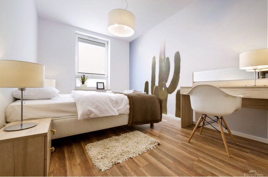 One Big Cactus Mural print