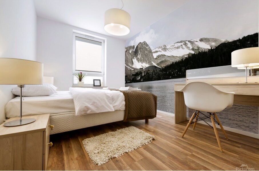 Floating Along Mural print