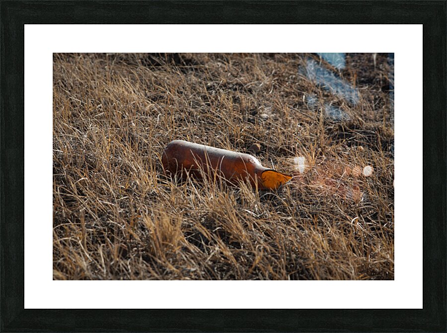 Dirty Bottle Picture Frame print