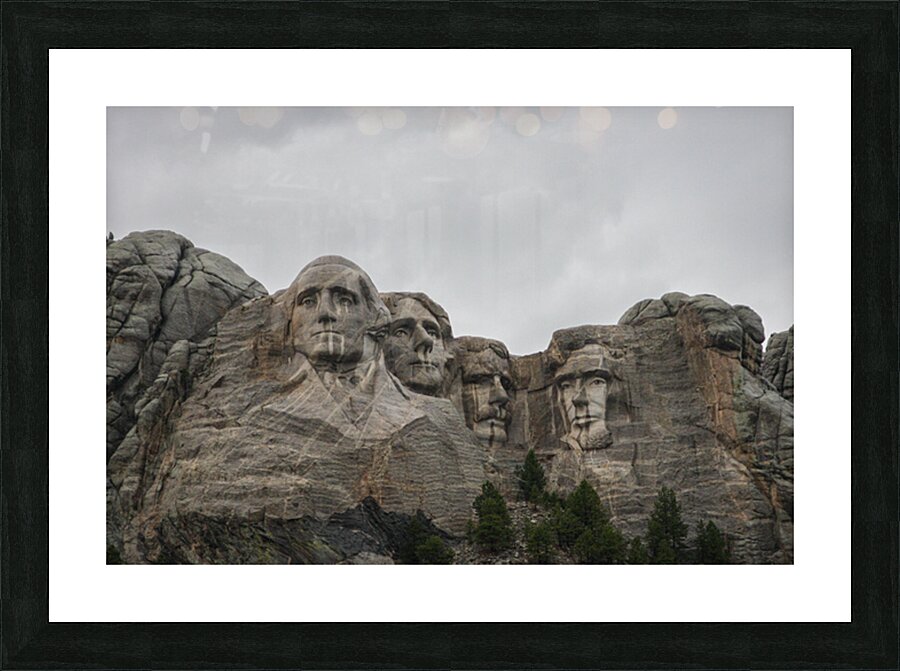 Mount Rushmore Picture Frame print