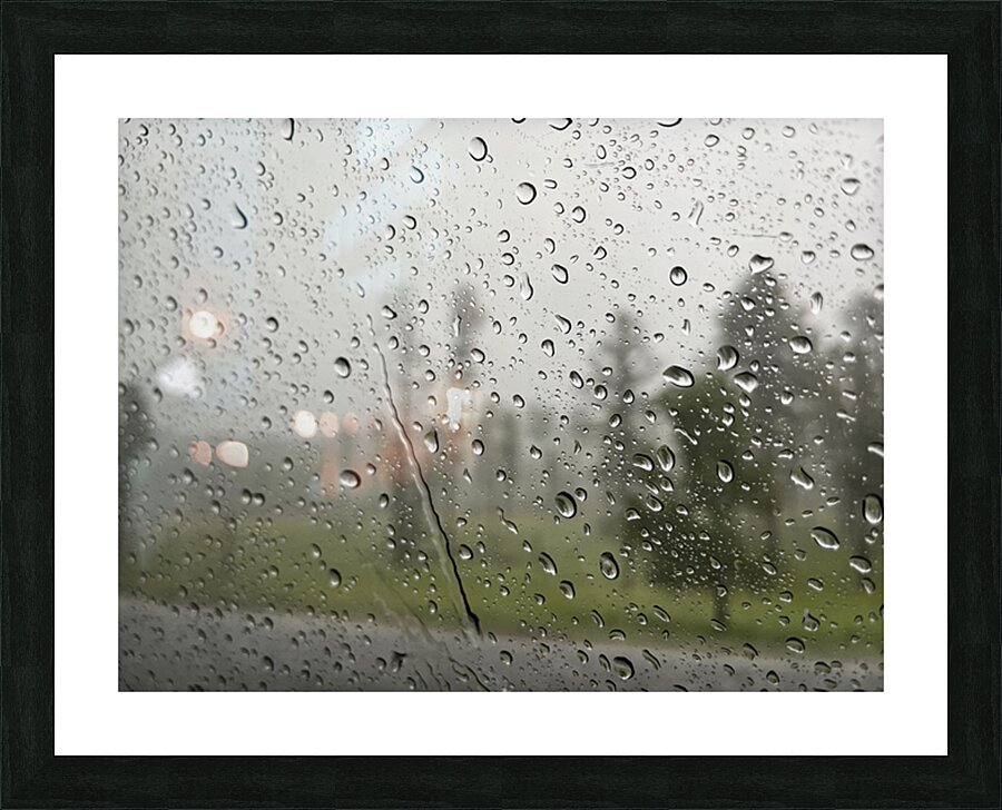 Through Rain Picture Frame print