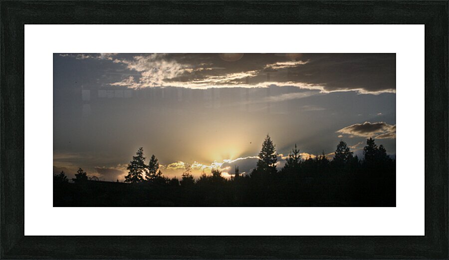 The Sun Sets Picture Frame print