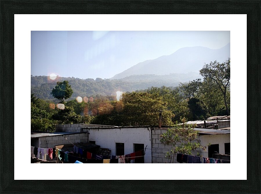Clothes Lines Picture Frame print