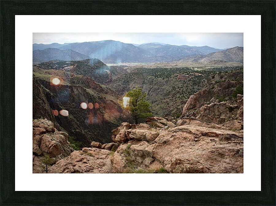 On The Edge Picture Frame print