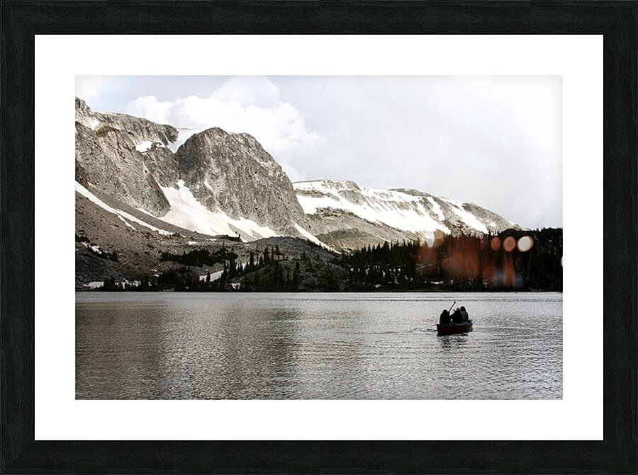 Floating Along Picture Frame print
