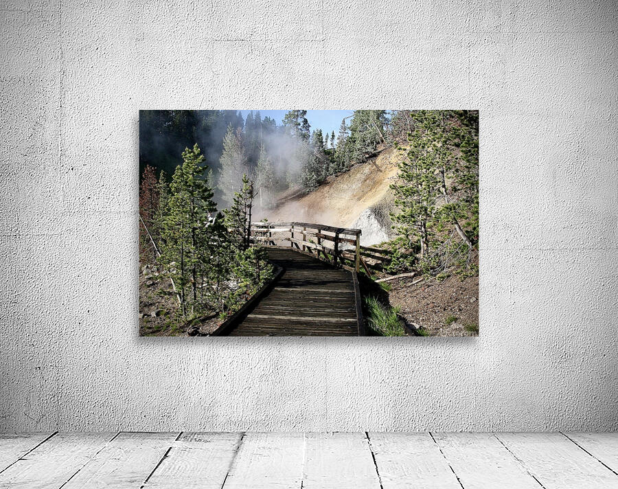 Bridge Through Steam Wall Preview