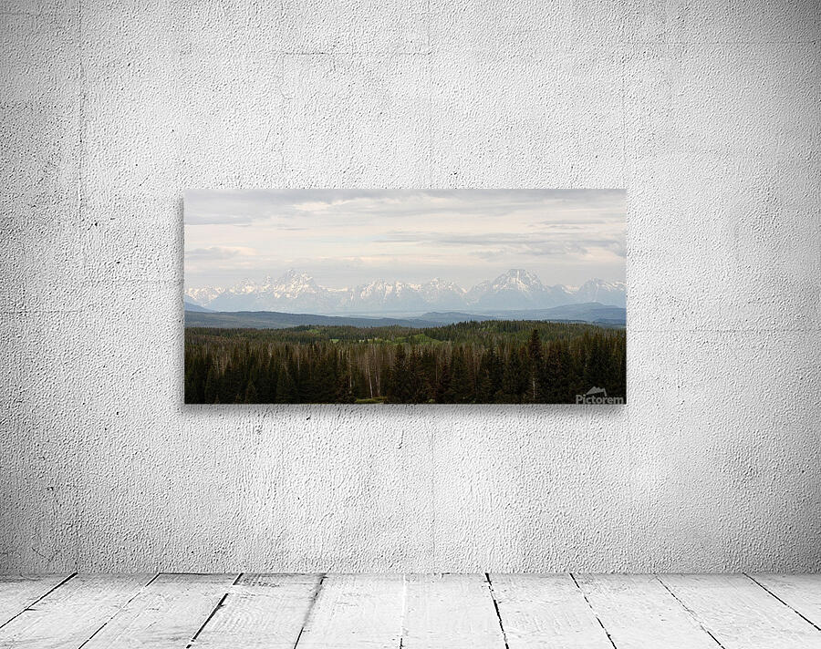 Tetons Landscape Wall Preview