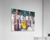 The Yellow Log Acrylic Print