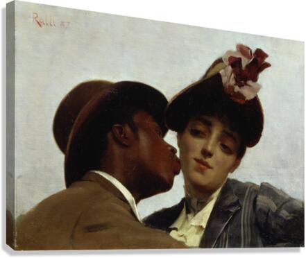 The Kiss Canvas Print