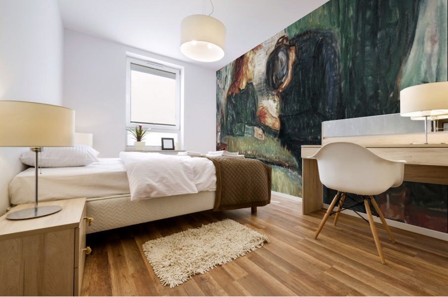 The sick child Mural print