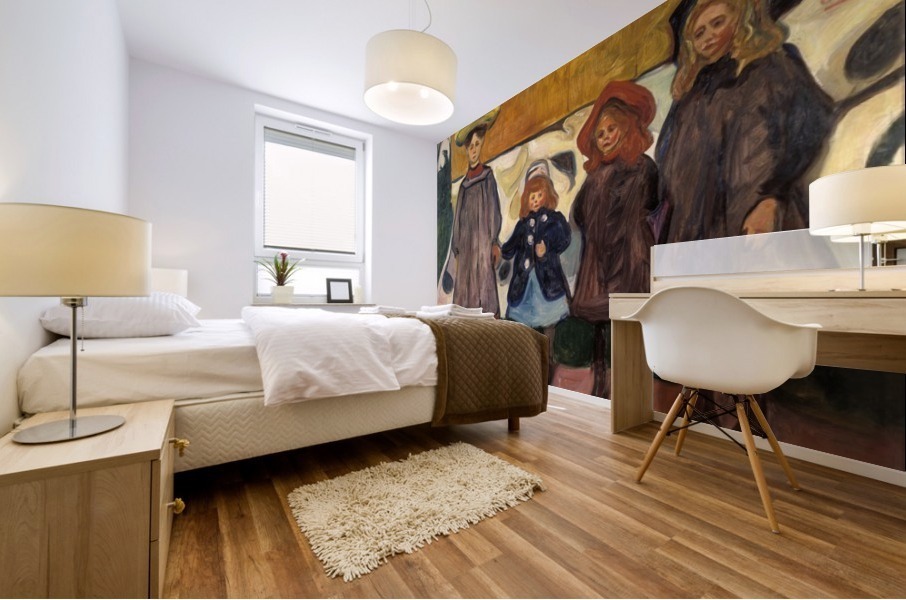 Four Girls Mural print
