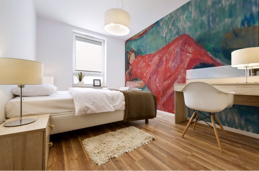 On the Sofa Mural print