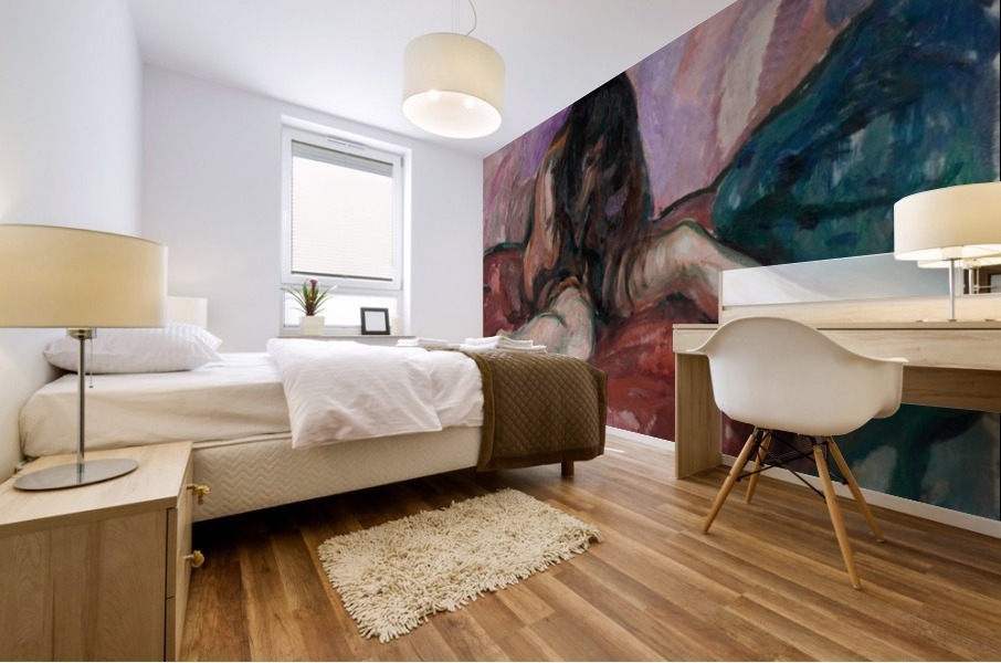 Weeping Nude Mural print