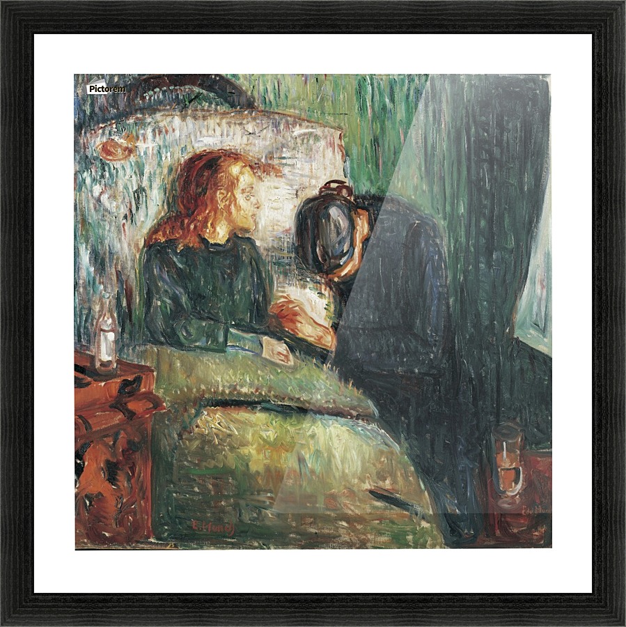 The sick child Picture Frame print