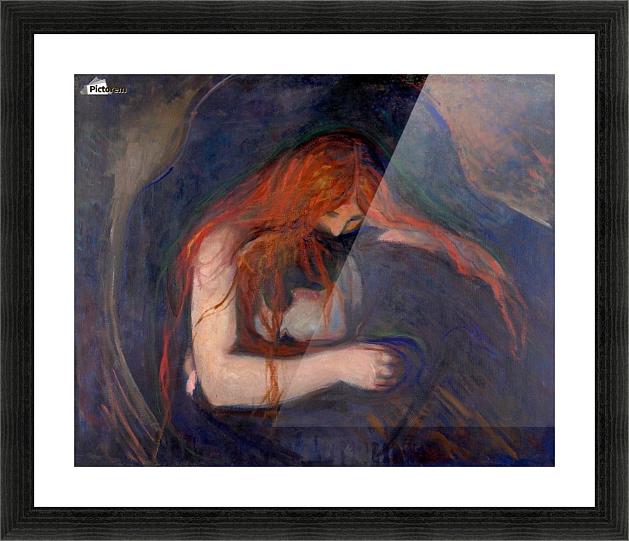 Vampire Picture Frame print