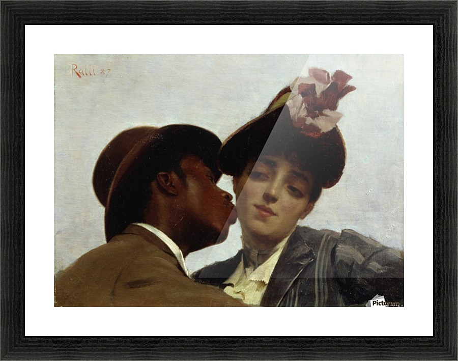 The Kiss Picture Frame print