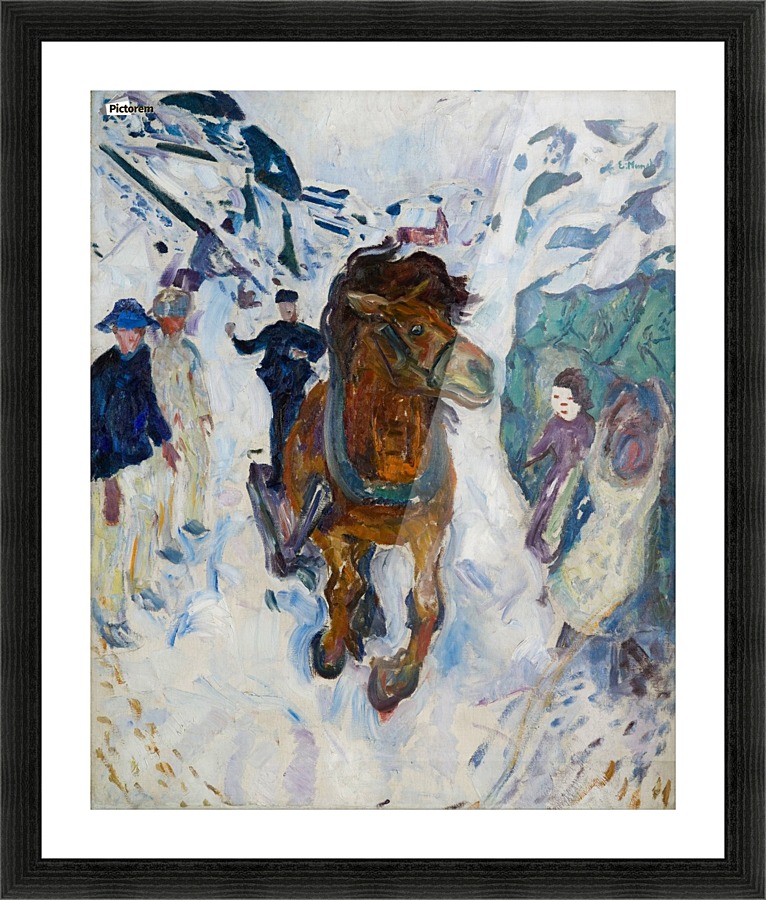 Galloping Horse Picture Frame print