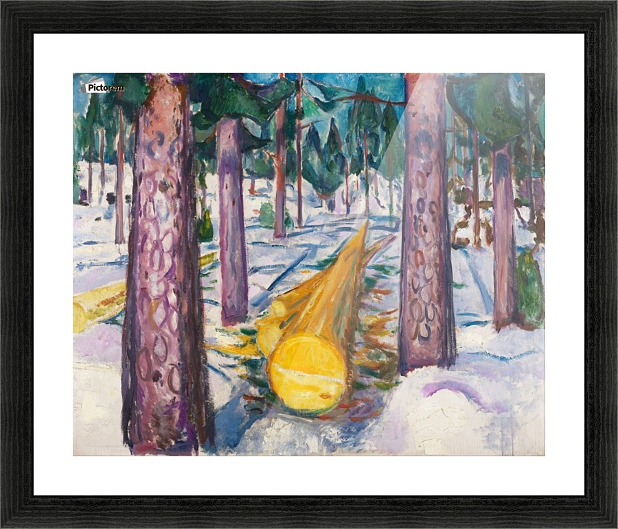 The Yellow Log Picture Frame print