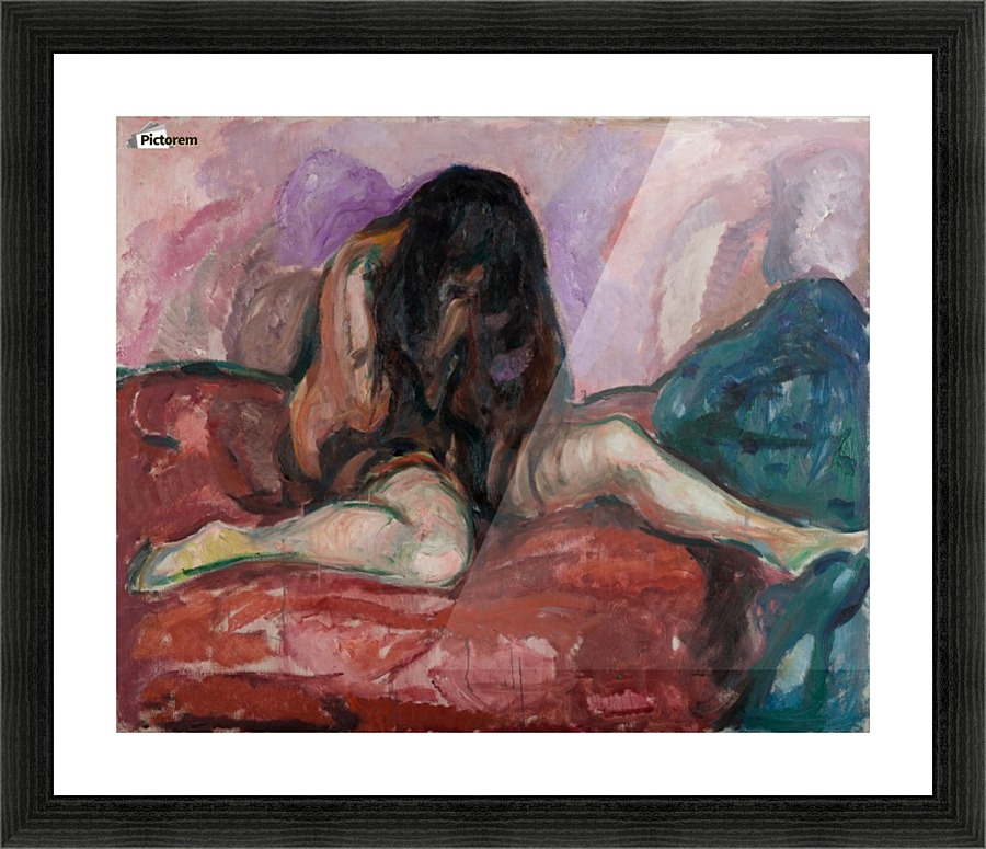 Weeping Nude Picture Frame print