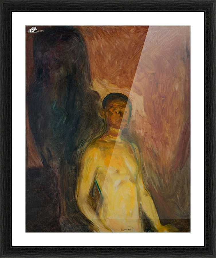 Self-Portrait in Hell Picture Frame print