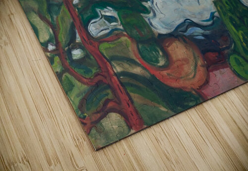 Train Smoke Edvard Munch puzzle