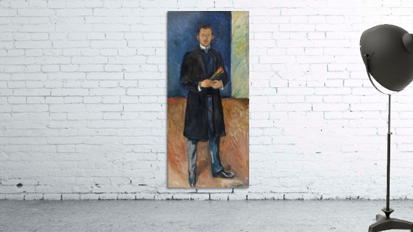 Self-Portrait with Brushes Wall Preview