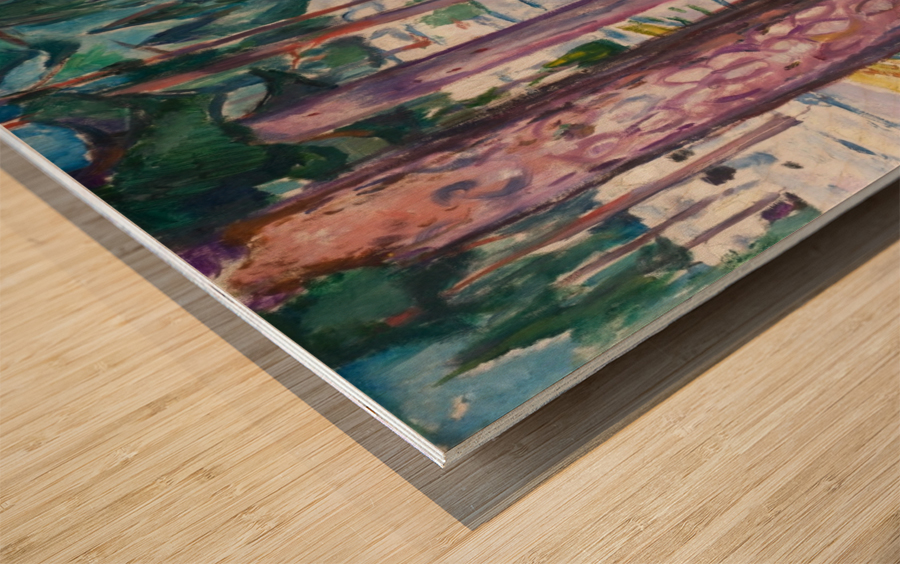 The Yellow Log Wood print